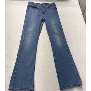 Levi's Dark Wash Stretch 315 Shaping Bootcut Mid Rise Jeans Size 27